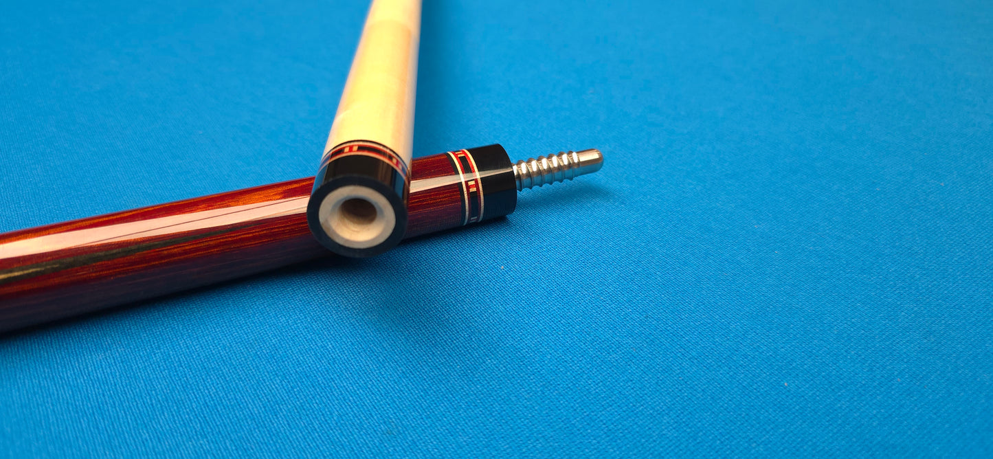 Precision Inlayed No. 5 – Cocobolo & Ebony with Orange Inlay