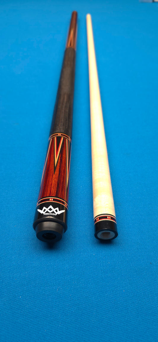 Precision Inlayed No. 5 – Cocobolo & Ebony with Orange Inlay