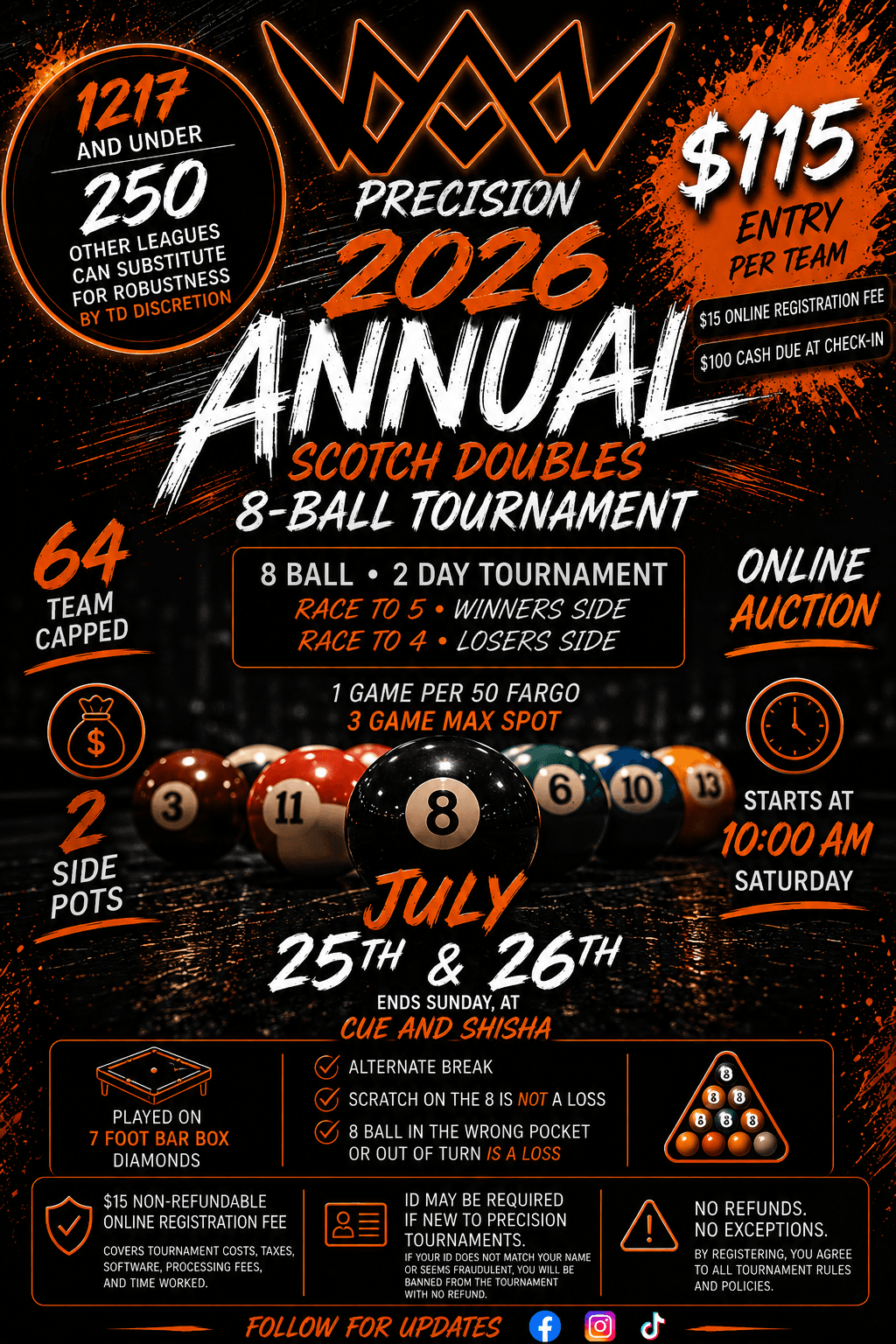 Precision 2026 Annual Scotch Doubles