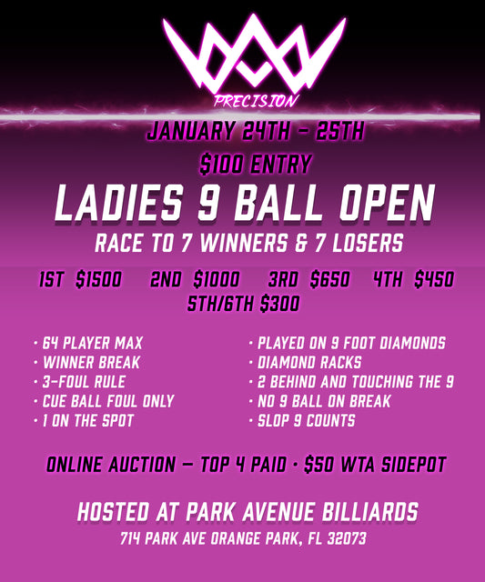 Precision's Ladies 9 Ball