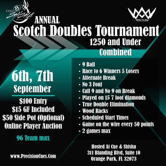 Precision Annual Scotch Doubles Tournament Entry