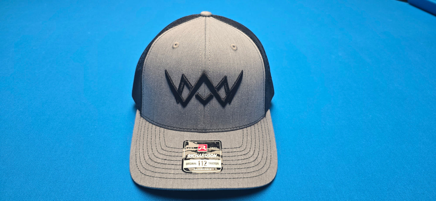 Precision Snapback Gray on Black