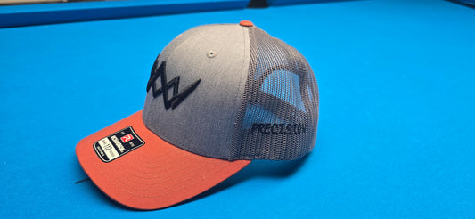 Precision Snapback Burnt Orange on Gray