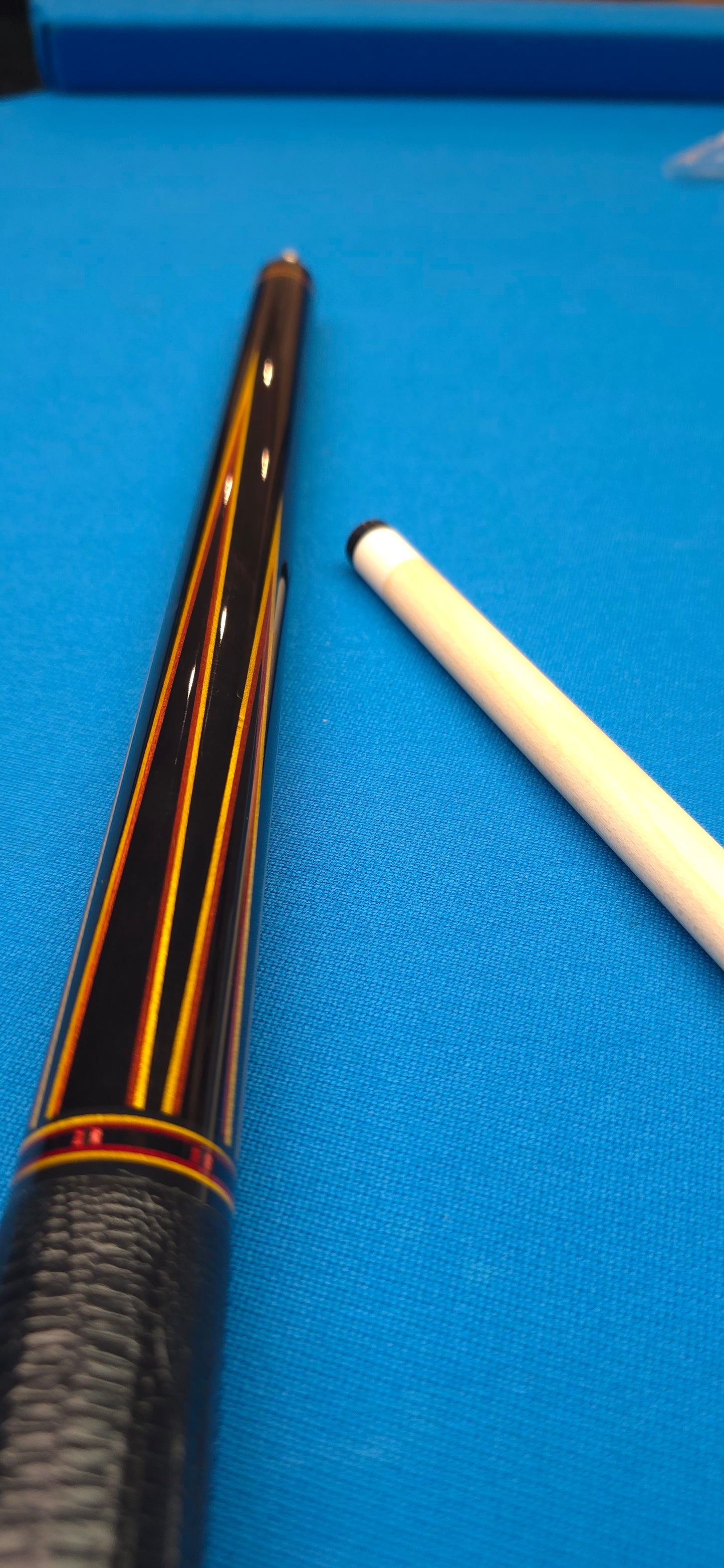 Precision Inlayed No. 4 – Ebony & Bocote with Orange-Gold Inlay