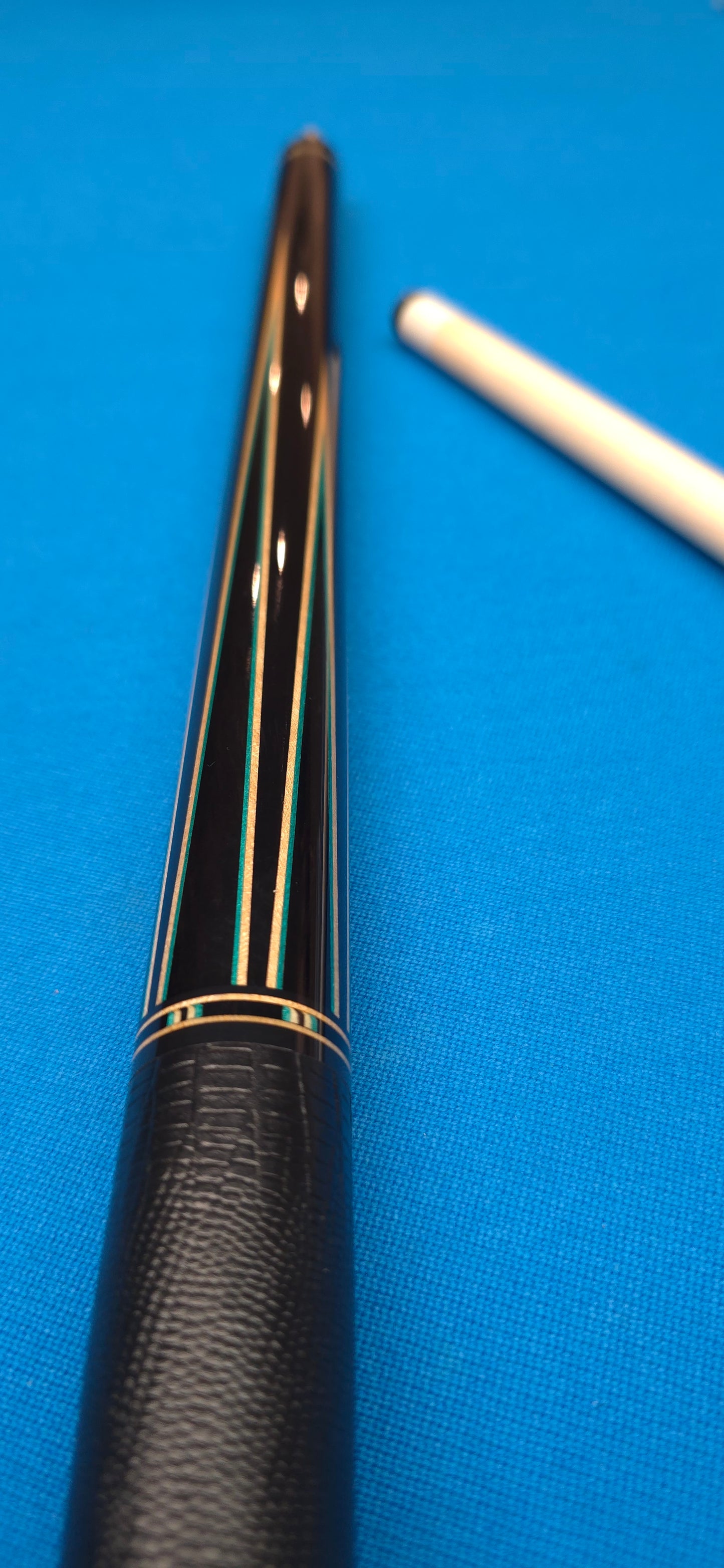 Precision Inlayed No. 1 – Ebony with Blue-Green Inlay