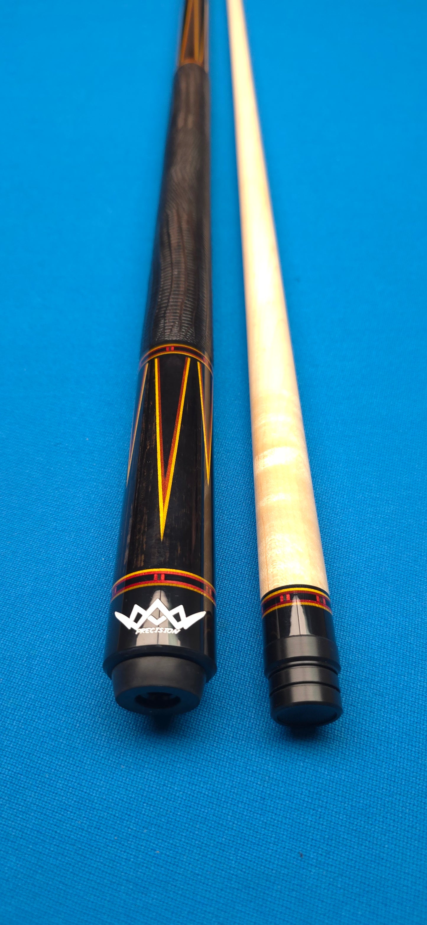 Precision Inlayed No. 4 – Ebony & Bocote with Orange-Gold Inlay