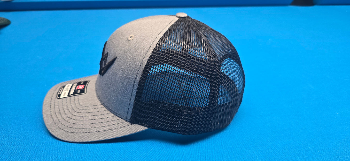 Precision Snapback Gray on Black