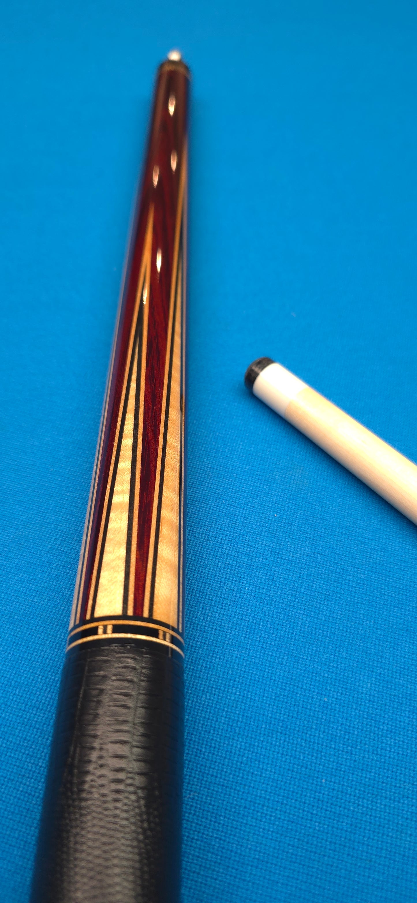Precision Inlayed No. 6 – Cocobolo & Curly Maple with Ebony Joint