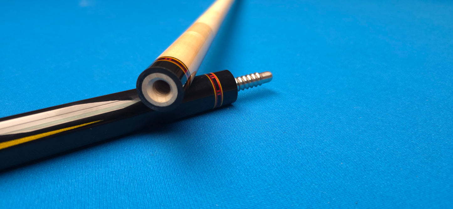 Precision Inlayed No. 4 – Ebony & Bocote with Orange-Gold Inlay