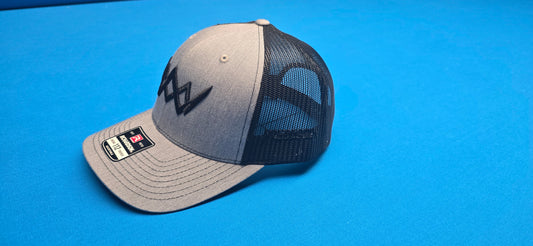 Precision Snapback Gray on Black
