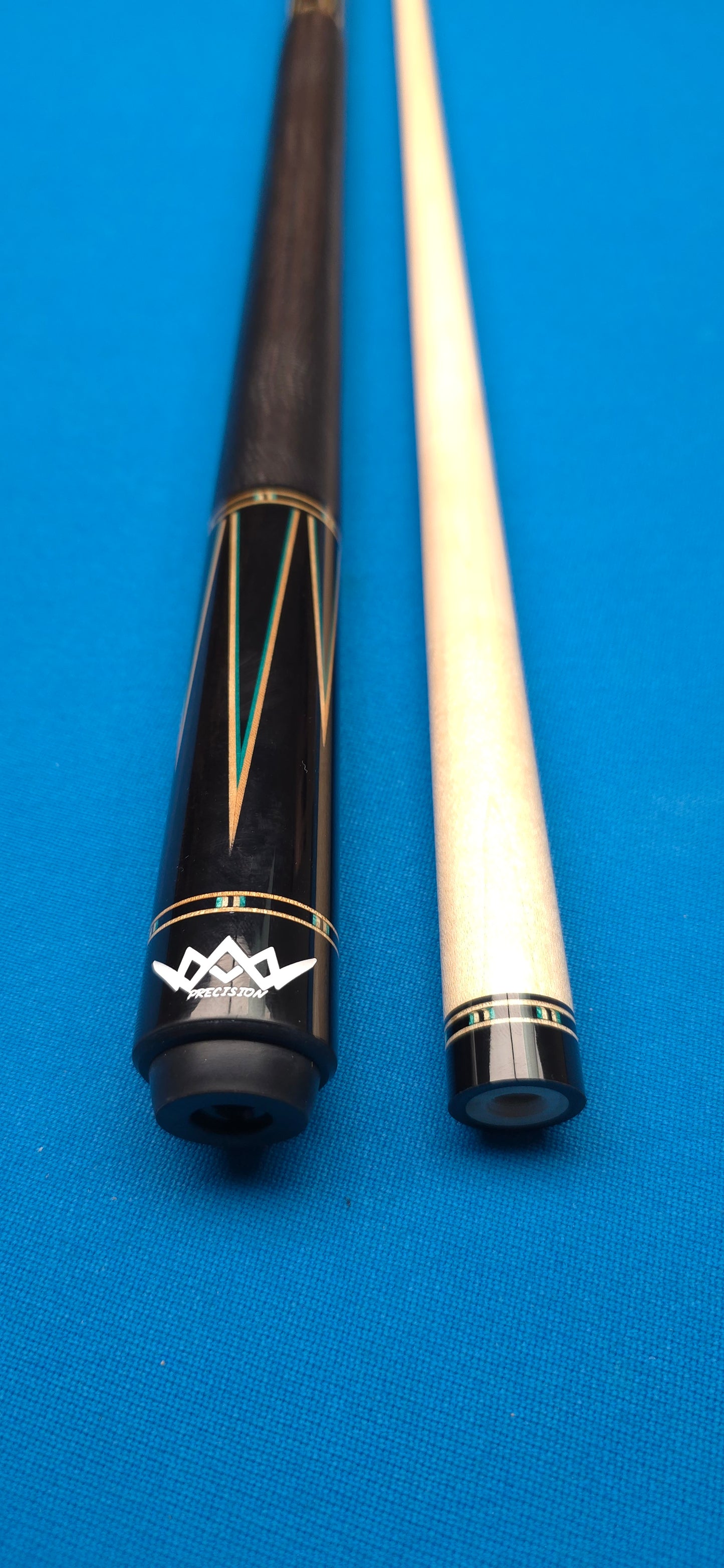 Precision Inlayed No. 1 – Ebony with Blue-Green Inlay