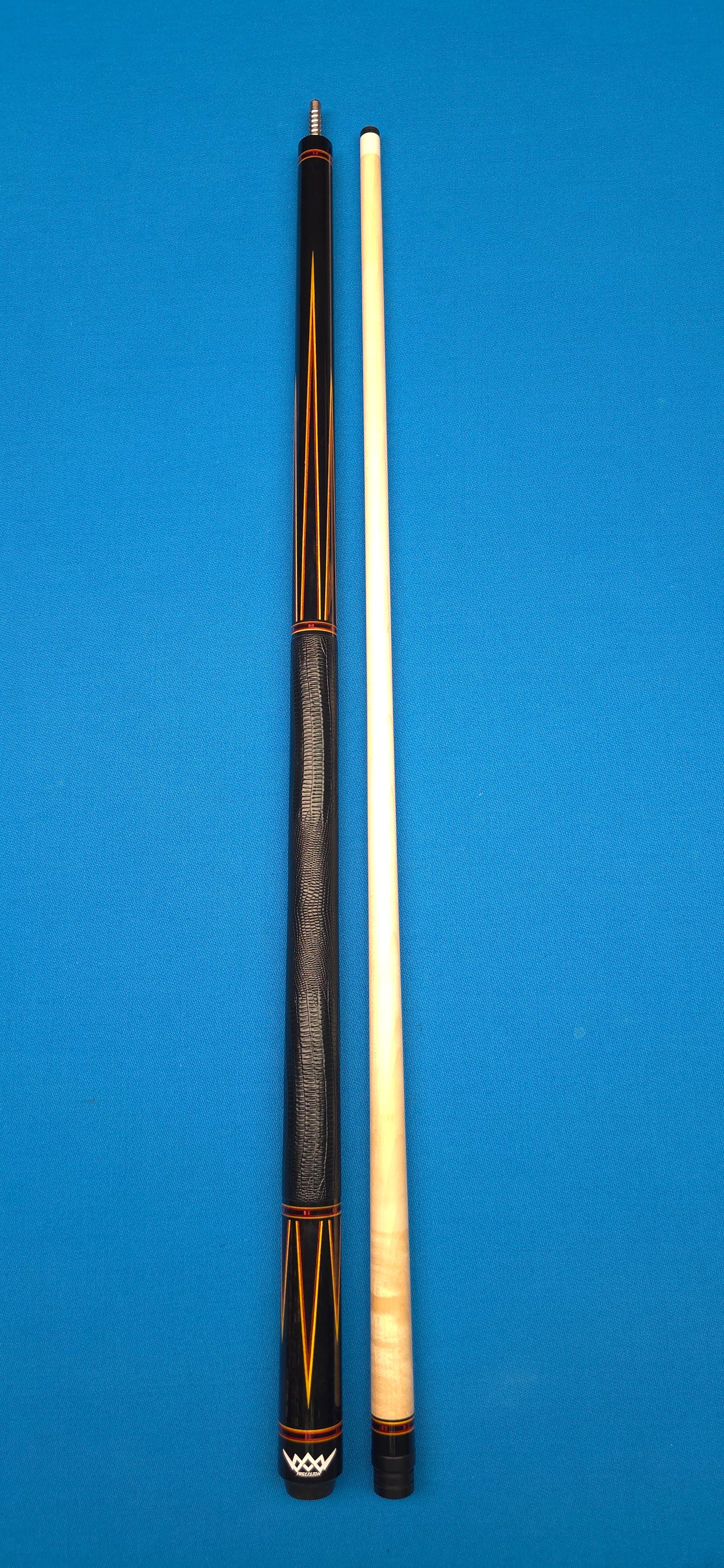 Precision Inlayed No. 4 – Ebony & Bocote with Orange-Gold Inlay