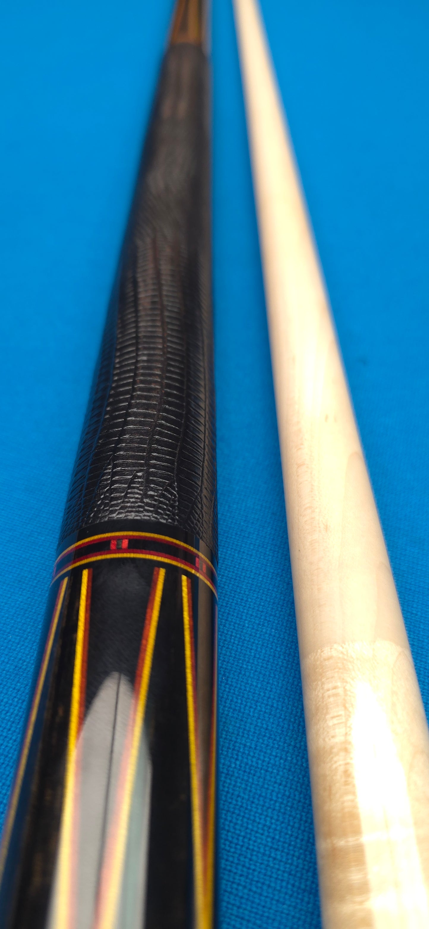 Precision Inlayed No. 4 – Ebony & Bocote with Orange-Gold Inlay