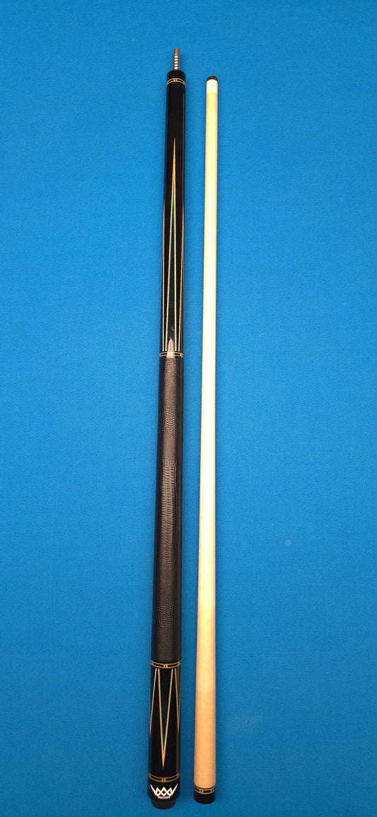 Precision Inlayed No. 1 – Ebony with Blue-Green Inlay