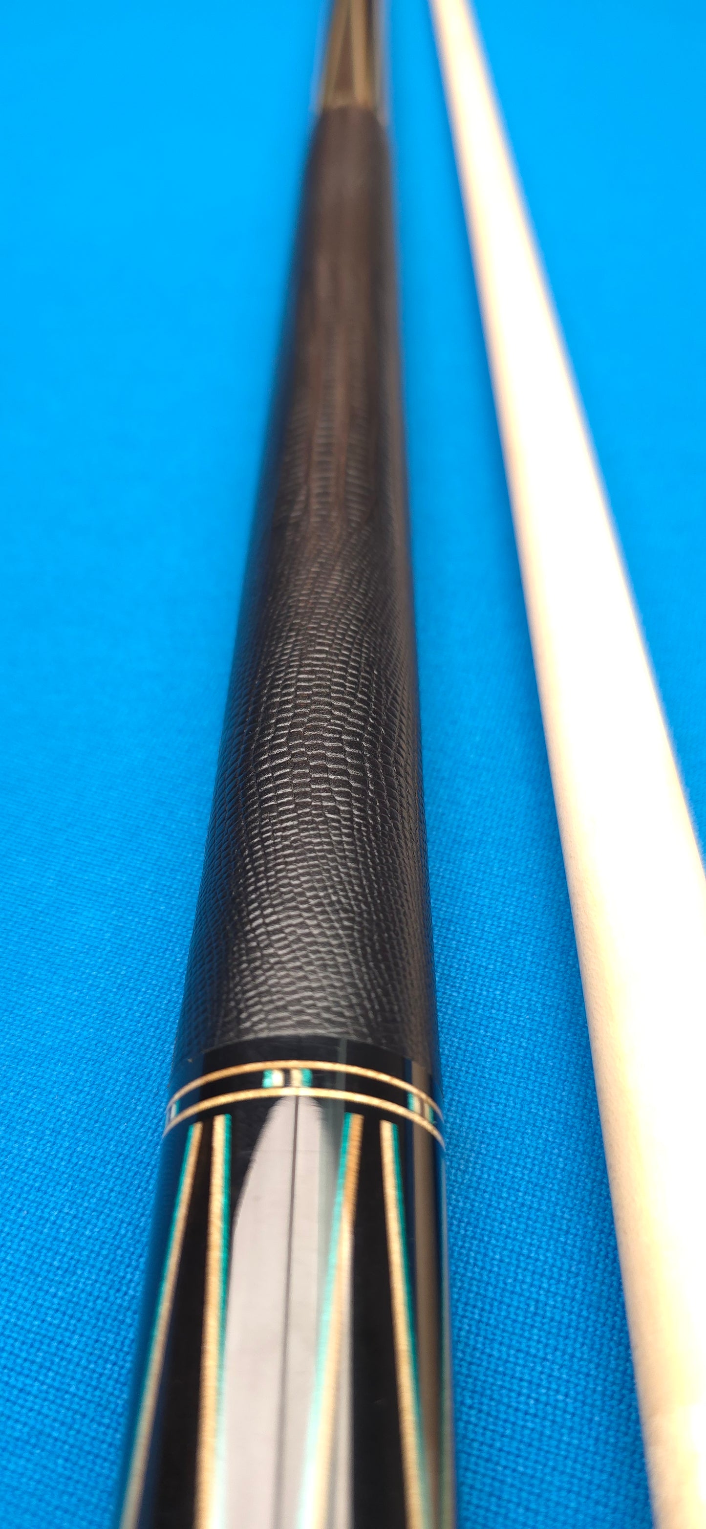 Precision Inlayed No. 1 – Ebony with Blue-Green Inlay