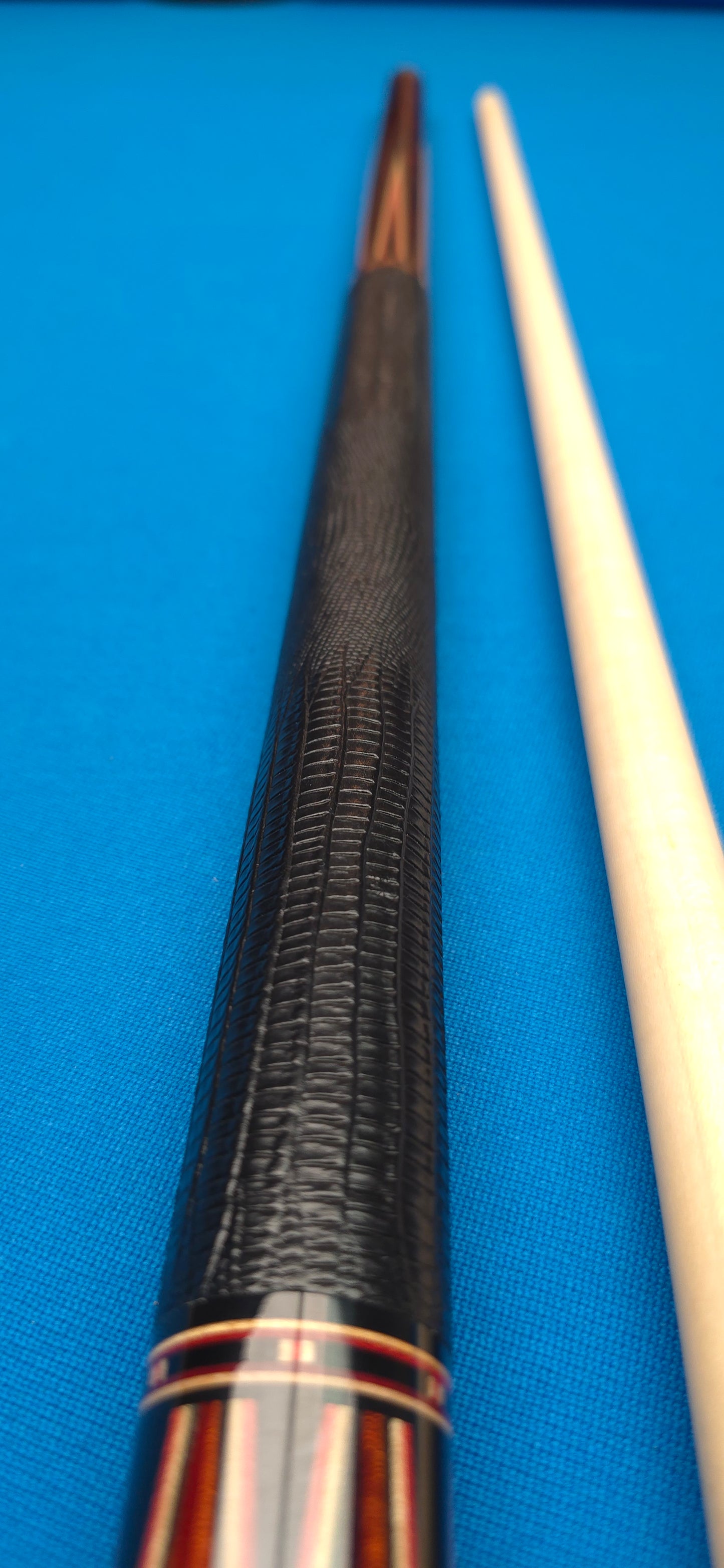 Precision Inlayed No. 5 – Cocobolo & Ebony with Orange Inlay