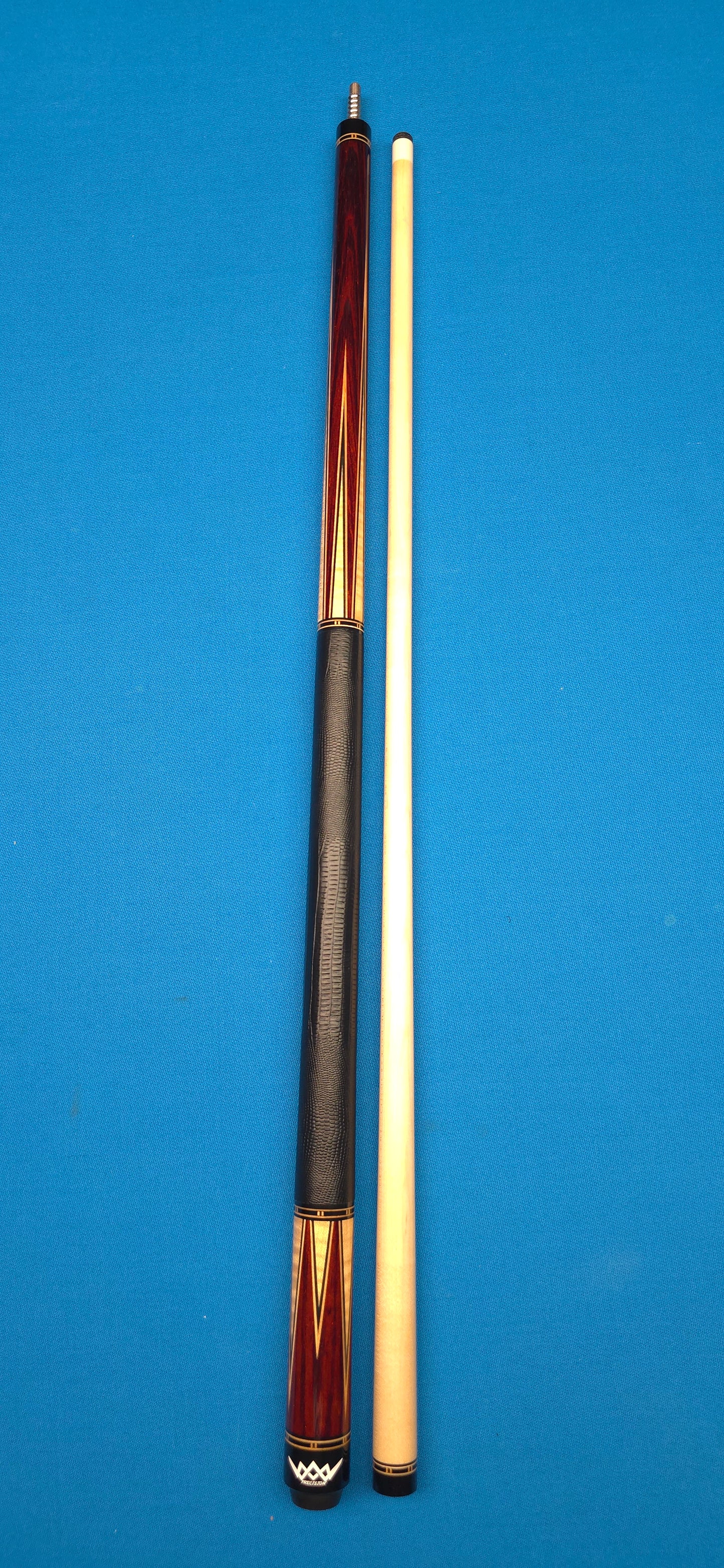 Precision Inlayed No. 6 – Cocobolo & Curly Maple with Ebony Joint